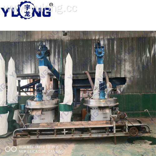 YULONG XGJ560 agregatas poplor wood pellet mill